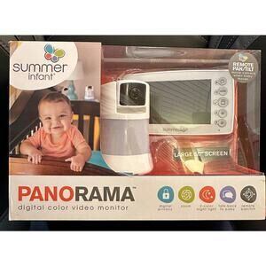 Summer Infant 29590 Panorama Camera Baby Monitor - Gray/White